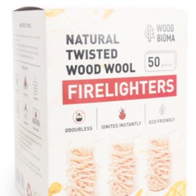 Wood Wool Firelighters ( Box of 50 )
