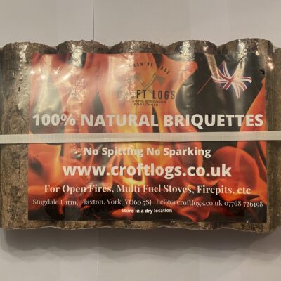 Croft Logs 100% Natural Briquettes Double Pack (2×7)