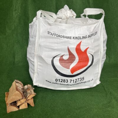 Builders bag Kiln Dried Silver Birch Logs  ( Please check the minimum order required for your post code )