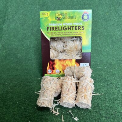 300g Wood Wool Firelighters Box