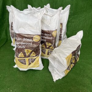 KILN DRIED ( 60 litre, approx 20kg ) SILVER BIRCH BOOT BAG LOGS (BUY 6 & GET 1 FREE)  ( Please check the minimum order required for your post code )