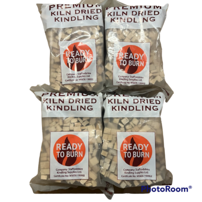 BUY 4 Bags Kiln Dried Kindling 2.5-3kg Approx and SAVE £1.20 LOCAL DELIVERY ONLY MINIMUM ORDER APPLIES