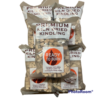 BUY 5 Bags Kiln Dried Kindling 2.5-3kg Approx and SAVE £1.75 LOCAL DELIVERY ONLY MINIMUM ORDER APPLIES