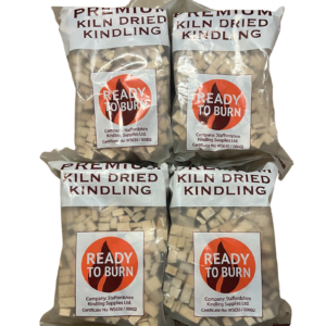 BUY 4 Bags Kiln Dried Kindling 2.5-3kg Approx Free nationwide delivery ( UK Mainland only )