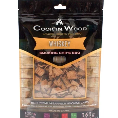 “Cook in Wood” Whiskey BBQ Smoking Chips 360G
