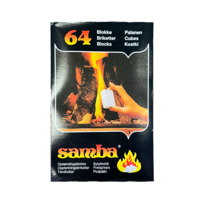 12 x (64 cube) Boxes Samba Firelighters GREAT VALUE