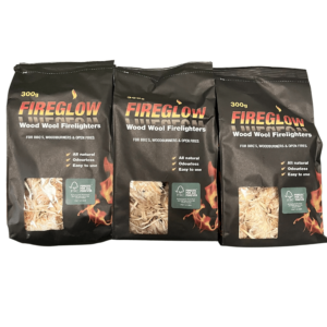 3 x Pack of 300g Wood wool firelighters