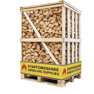 Large Crate Kiln Dried Birch Firewood Logs – Approx. 1.6m³