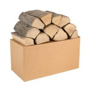 20kg Kiln Dried Oak logs in a box