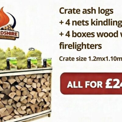 NEW – Medium Crate Kiln Dried Ash BUNDLE – NEW