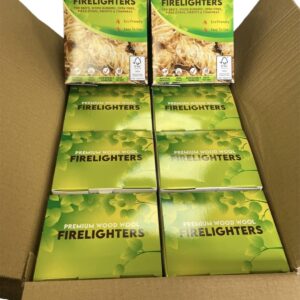 8 x Comfort Flame Wood Wool Firelighters 300g per box