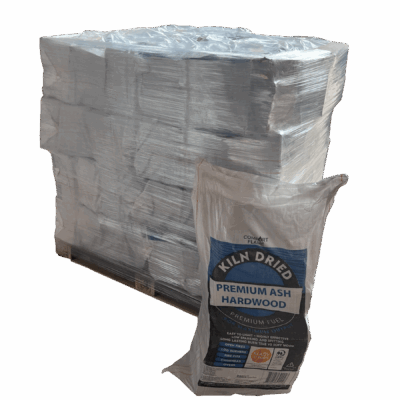 24 x Kiln Dried 60 Litre Ash Log Boot bags NEW LOWER PRICE
