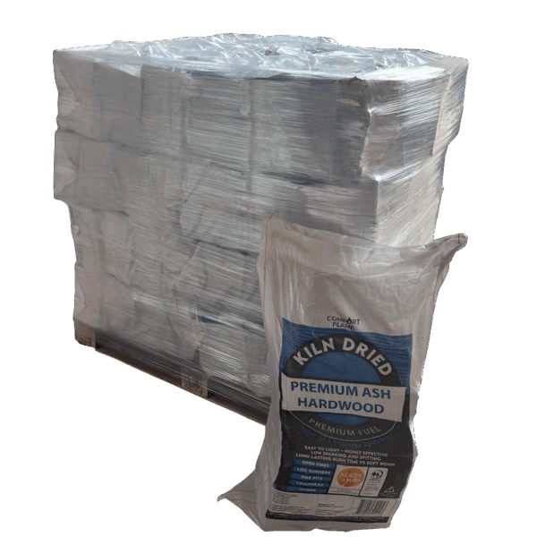 24 x Kiln Dried 60 Litre Ash Log Boot bags NEW LOWER PRICE