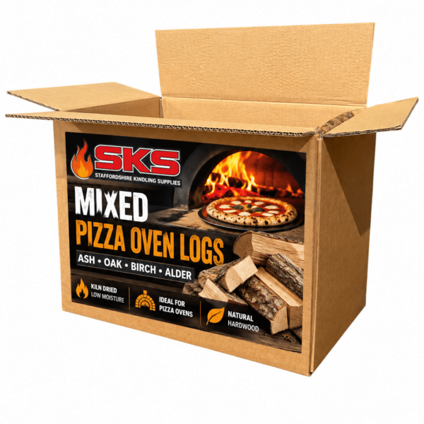 Mixed Box Kiln Dried Pizza oven Logs